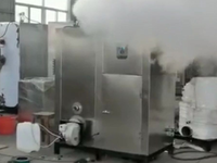 [视频]生物质蒸汽发生器  不锈钢机身 耐腐蚀