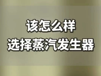 [视频]蒸汽发生器怎样选择更省钱？