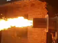 [视频]绿林科技低氮燃烧器8吨油气两用现场点火