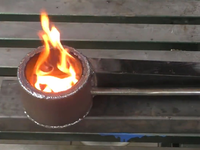[视频]俄罗斯大叔制作小燃烧器代替木柴，锅炉取暖必备！