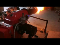 [视频]热水锅炉燃烧机，燃气燃油燃烧器