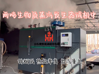 [视频]两吨生物质蒸汽发生器试机中 免检锅炉 #蒸汽发生器 #锅炉 #生物质锅炉