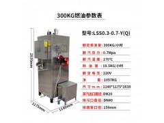 蒸汽发生器厂家特供300公斤柴油锅炉