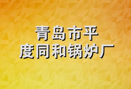 青岛市平度同和锅炉厂