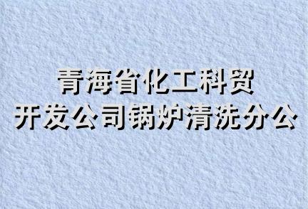 青海省化工科贸开发公司锅炉清洗分公司