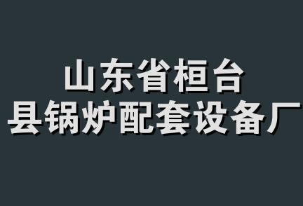 山东省桓台县锅炉配套设备厂