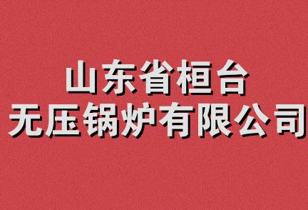 山东省桓台无压锅炉有限公司