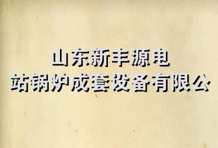 山东新丰源电站锅炉成套设备有限公司