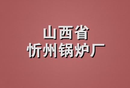 山西省忻州锅炉厂