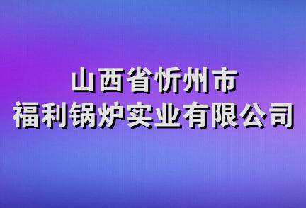 山西省忻州市福利锅炉实业有限公司