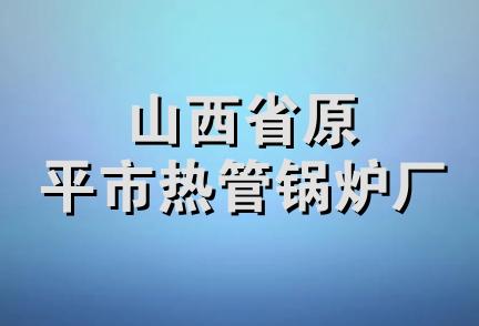 山西省原平市热管锅炉厂