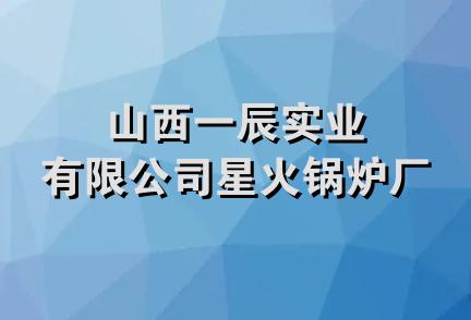 山西一辰实业有限公司星火锅炉厂