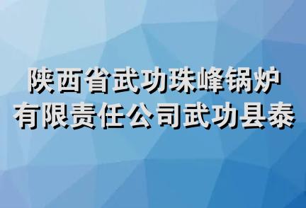 陕西省武功珠峰锅炉有限责任公司武功县泰山锅炉厂