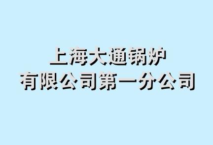 上海大通锅炉有限公司第一分公司