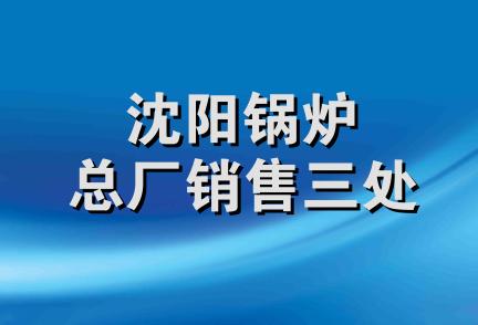 沈阳锅炉总厂销售三处