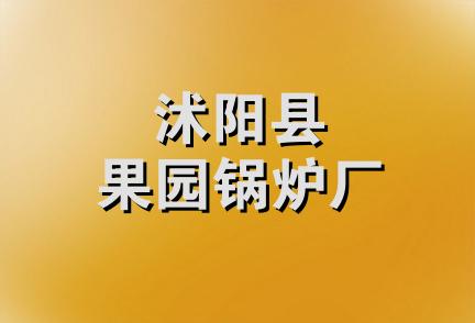 沭阳县果园锅炉厂