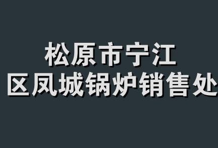 松原市宁江区凤城锅炉销售处