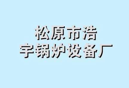 松原市浩宇锅炉设备厂