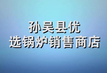 孙吴县优选锅炉销售商店