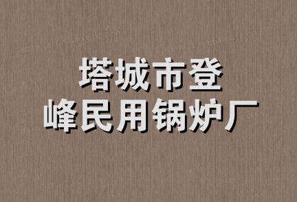 塔城市登峰民用锅炉厂