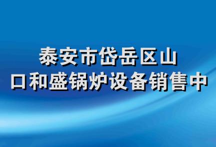 泰安市岱岳区山口和盛锅炉设备销售中心