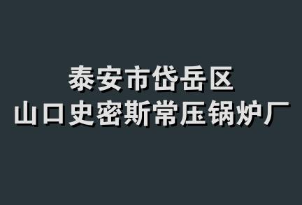 泰安市岱岳区山口史密斯常压锅炉厂