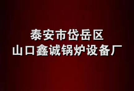 泰安市岱岳区山口鑫诚锅炉设备厂