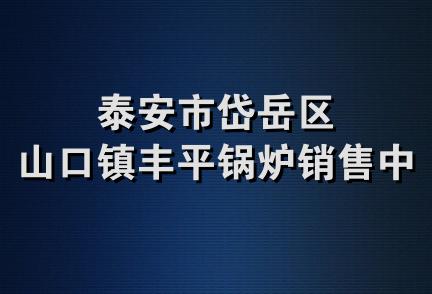 泰安市岱岳区山口镇丰平锅炉销售中心