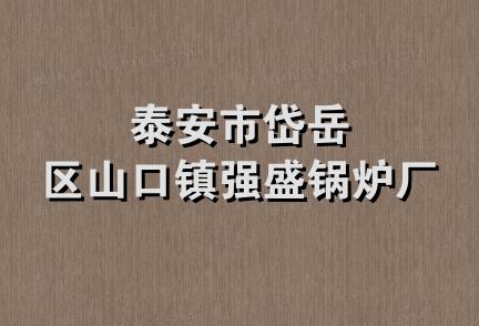 泰安市岱岳区山口镇强盛锅炉厂