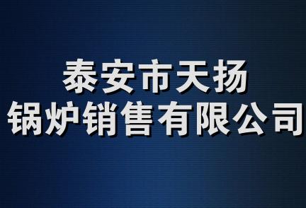 泰安市天扬锅炉销售有限公司