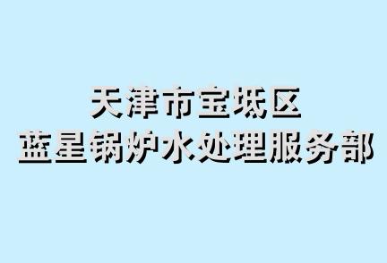 天津市宝坻区蓝星锅炉水处理服务部