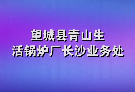 望城县青山生活锅炉厂长沙业务处