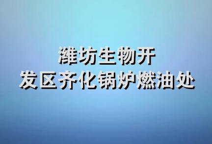 潍坊生物开发区齐化锅炉燃油处