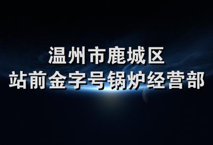 温州市鹿城区站前金字号锅炉经营部