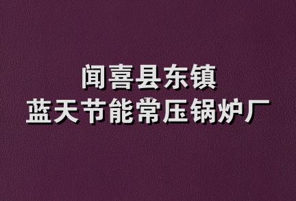 闻喜县东镇蓝天节能常压锅炉厂