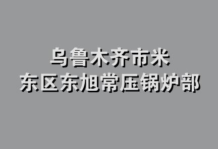 乌鲁木齐市米东区东旭常压锅炉部