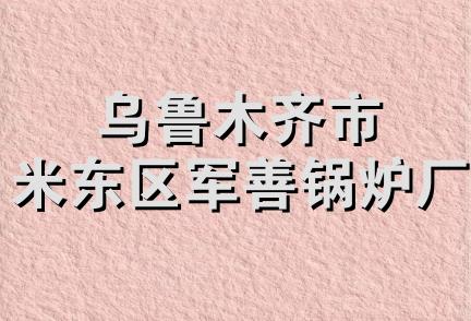 乌鲁木齐市米东区军善锅炉厂