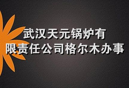 武汉天元锅炉有限责任公司格尔木办事处