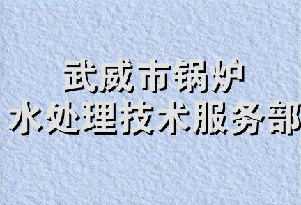 武威市锅炉水处理技术服务部