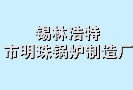 锡林浩特市明珠锅炉制造厂