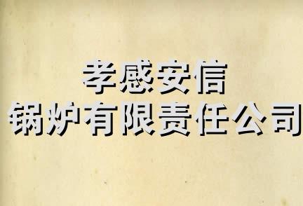 孝感安信锅炉有限责任公司