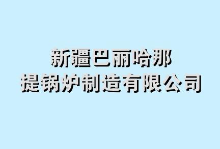 新疆巴丽哈那提锅炉制造有限公司