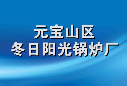 元宝山区冬日阳光锅炉厂