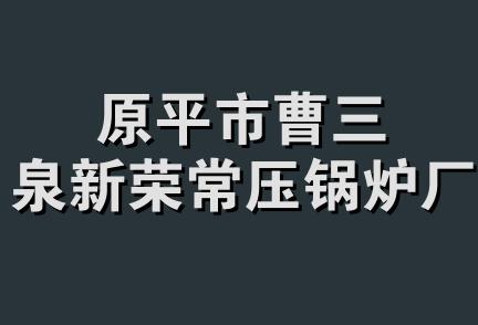 原平市曹三泉新荣常压锅炉厂