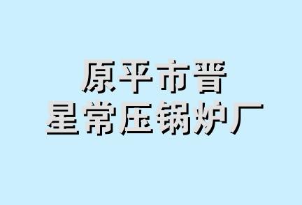 原平市晋星常压锅炉厂