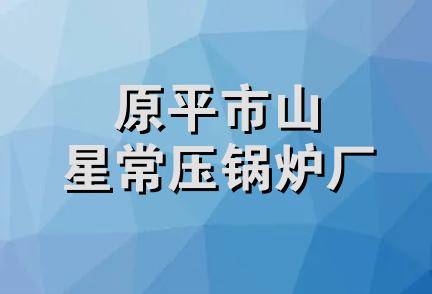 原平市山星常压锅炉厂