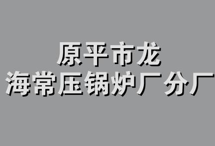 原平市龙海常压锅炉厂分厂