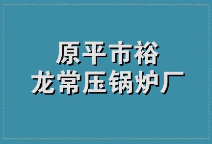 原平市裕龙常压锅炉厂