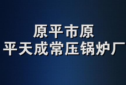 原平市原平天成常压锅炉厂
