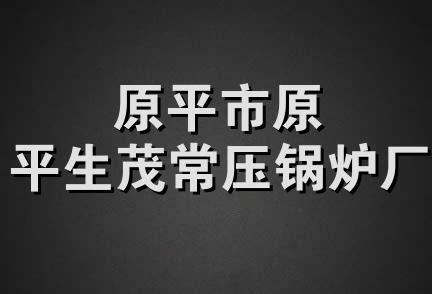 原平市原平生茂常压锅炉厂